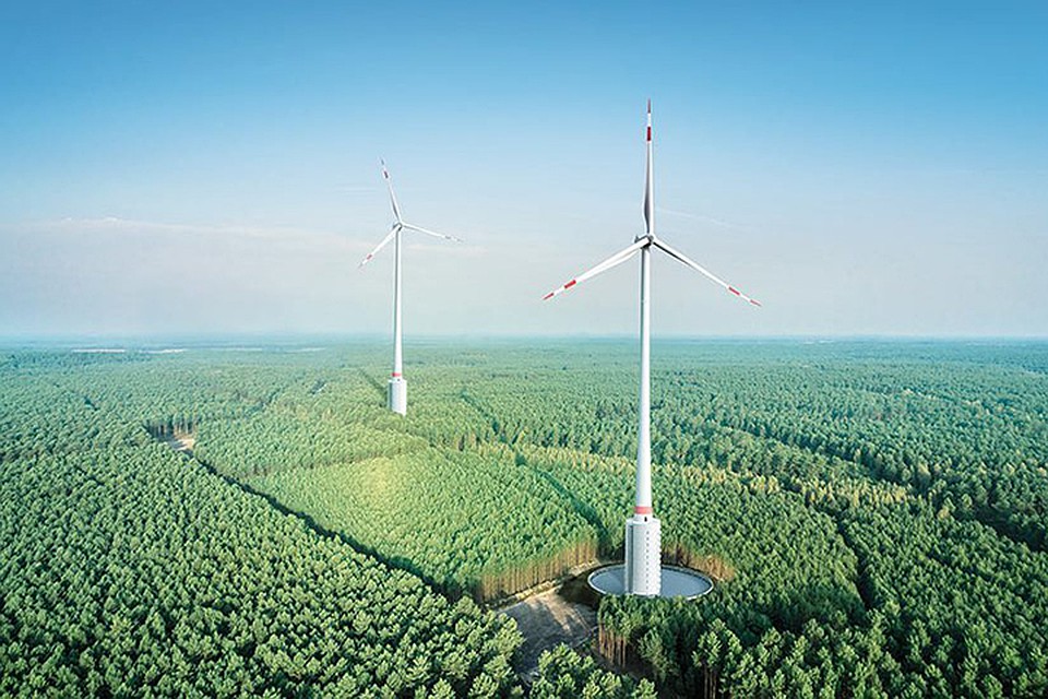 В Европе планируют установить огромные ветряки размером с Эйфелеву башню