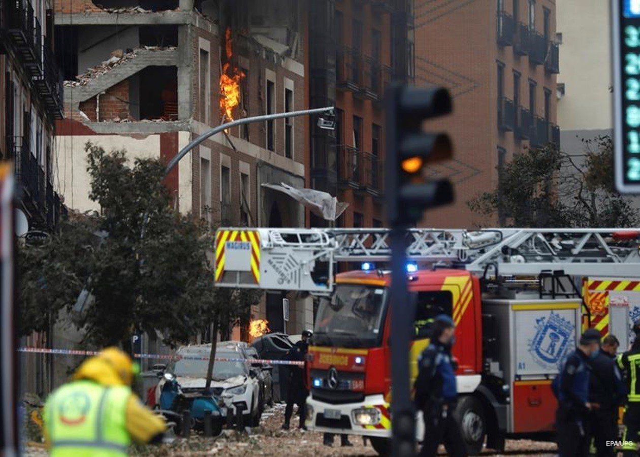 В Мадриде произошел взрыв при проверке газового оборудования. Есть жертвы