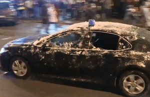 В Москве возбуждено дело о повреждении машины, принадлежащей ФСБ РФ