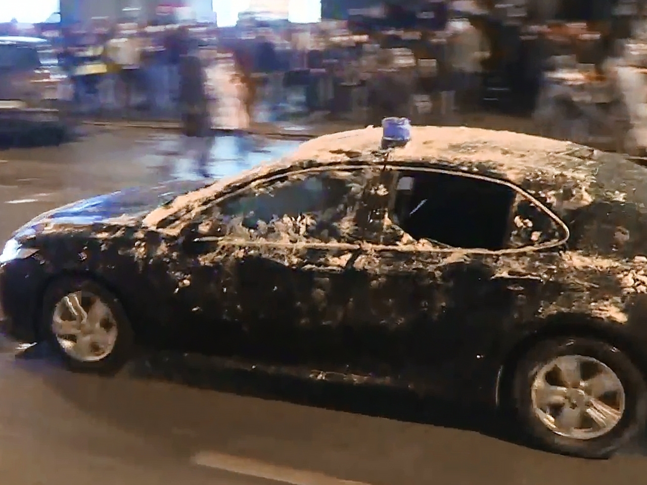 В Москве возбуждено дело о повреждении машины, принадлежащей ФСБ РФ