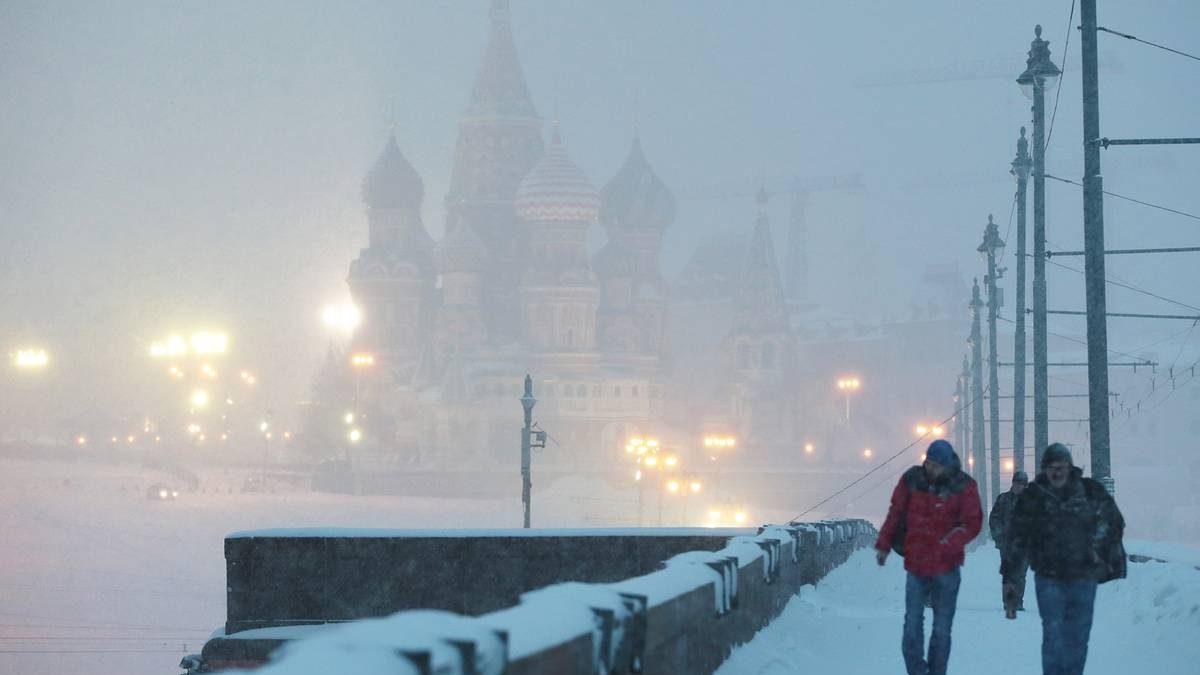 Метель в Москве очистила воздух