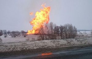 Транзит газа в Казахстан прекращен в результате взрыва