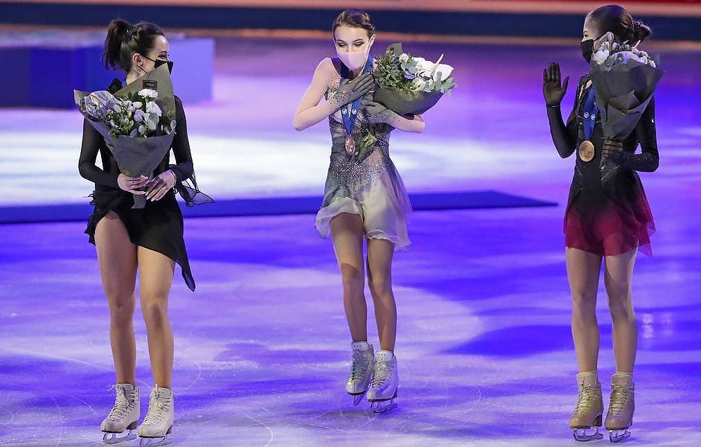 Весь пьедестал Чемпионата мира по фигурному катанию заняли россиянки