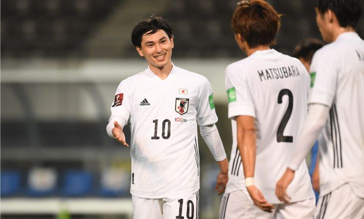 Футбольная сборная Японии победила Монголию со счетом 14:0