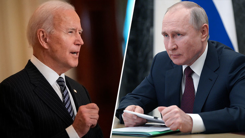 Путин и Байден обсудили встречу в третьей стране
