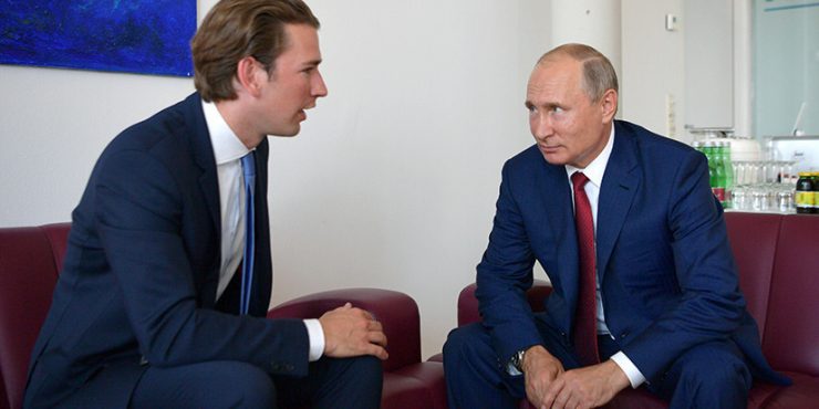 Путин и Курц обсудили будущее экономического сотрудничества