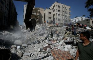 В Газе разрушено Министерство труда