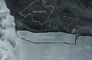 От Антарктиды откололся огромный айсберг