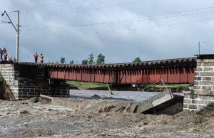 На Транссибе обрушился железнодорожный мост