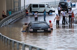 Краснодарский край страдает из-за сильнейшего циклона